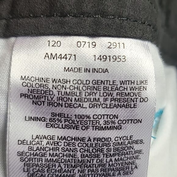 Men's Columbia Washed Out Shorts Blue Size 36 Cotton Poplin Chino Modern Outdoor - Picture 8 of 8